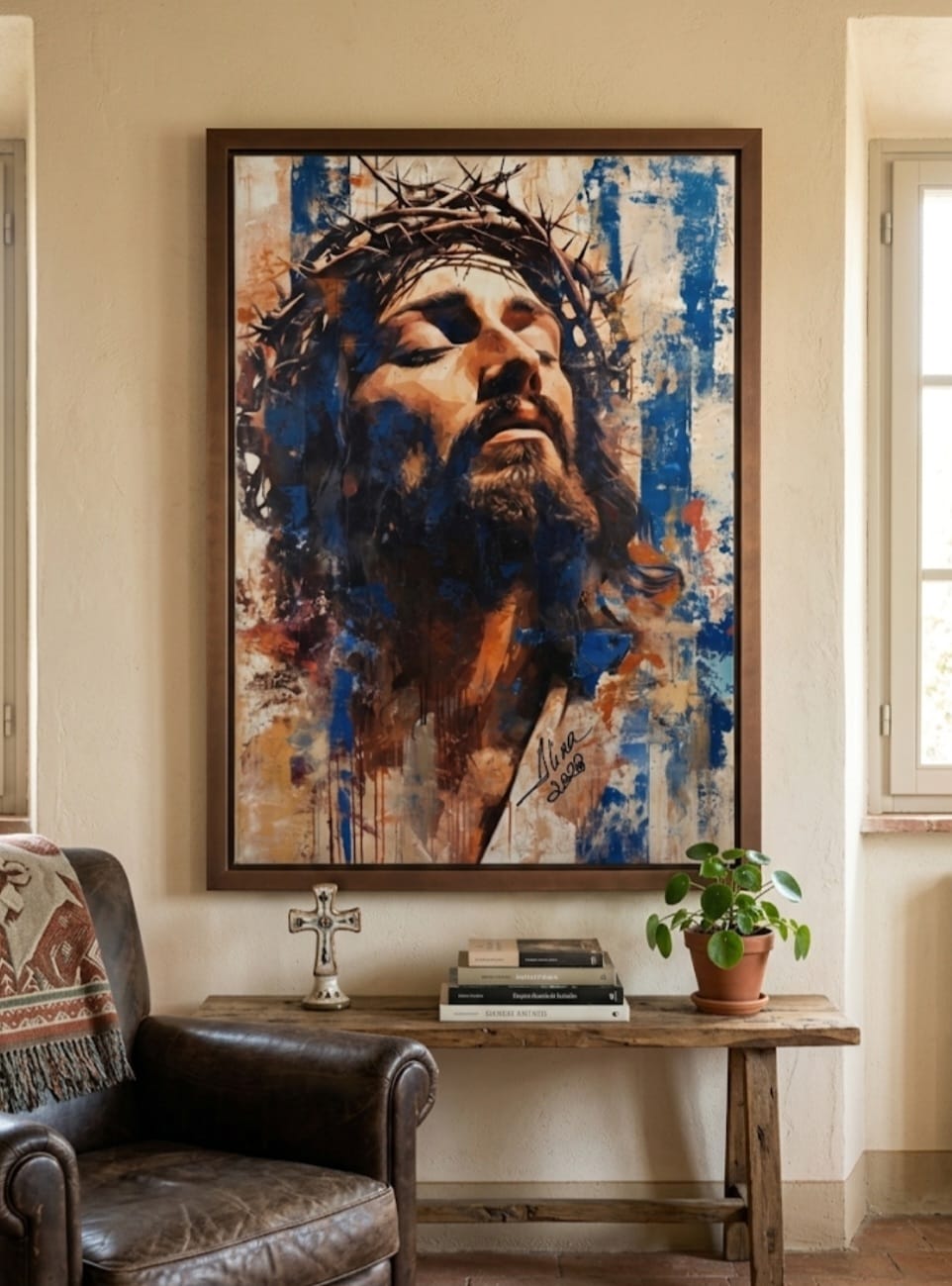 ArteDiAlina.com painting: I am Alpha and Omega